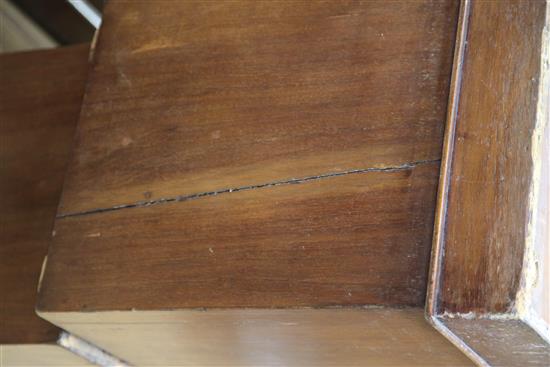 A Victorian mahogany pedestal desk, W.5ft 1in.